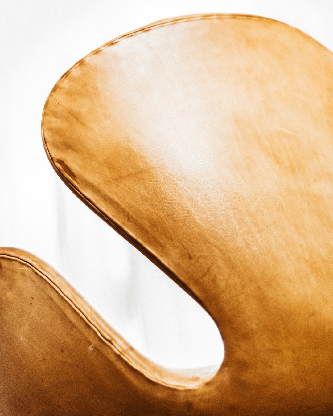 Leather Swan Armchair