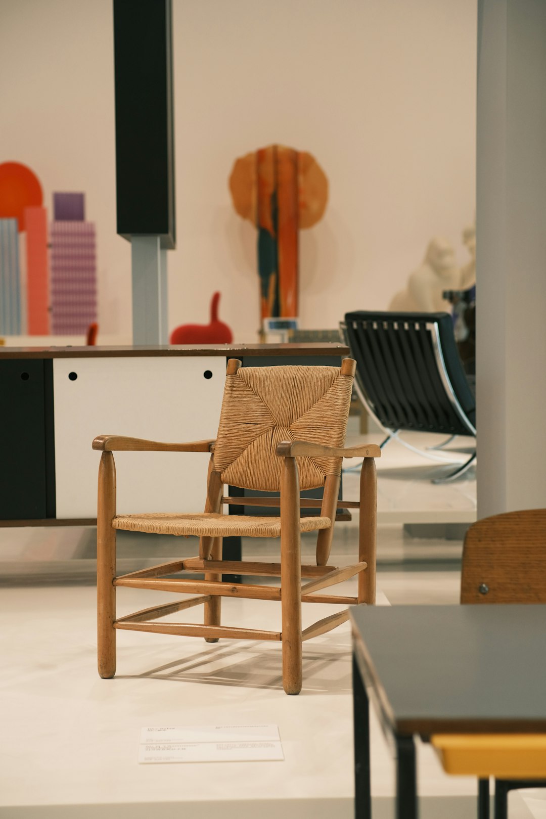 Woven Wood Exhibition Chair